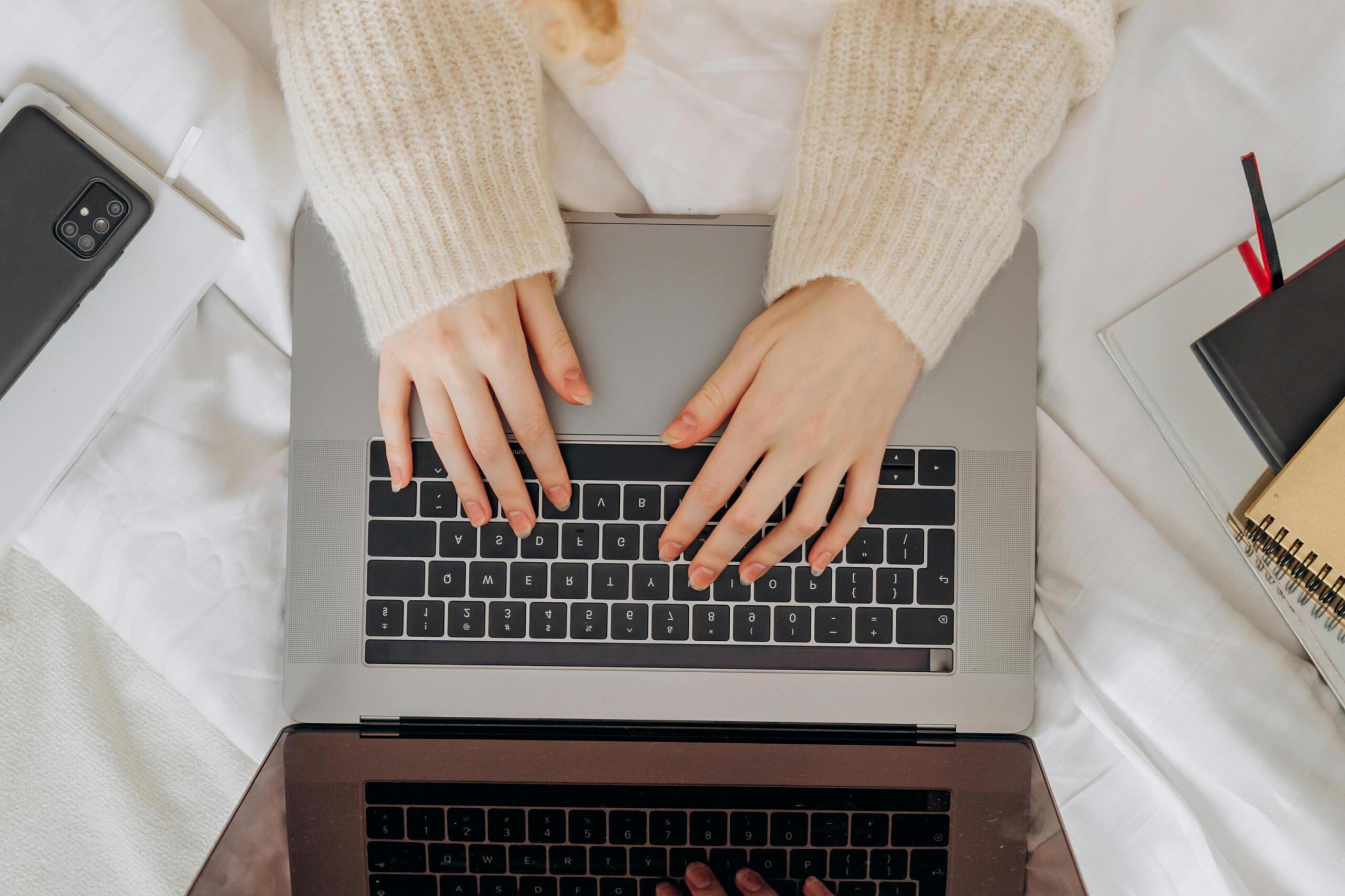 Notebook with ‘Put yourself at the top of your to-do list’ quote and a pen A journal with the quote ‘Put yourself at the top of your to-do list’, surrounded by soft textures and calm tones — inviting a moment of self-reflection.